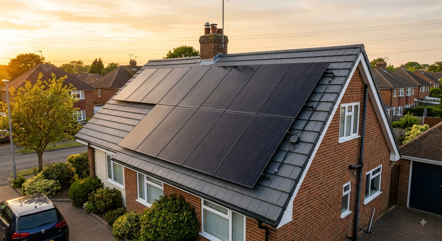 Gold package solar installation