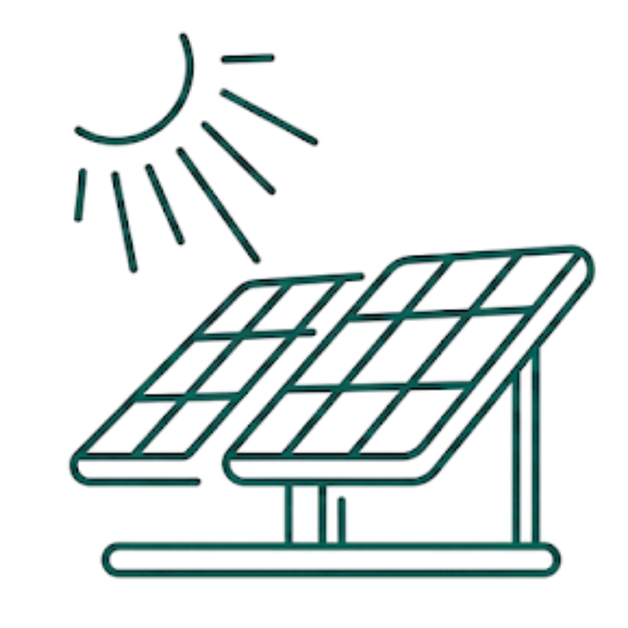 Solar panels icon